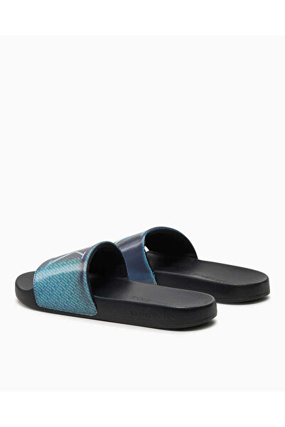 Calvin Klein Erkek Marka Logolu Rahat Siyah Terlik YM0YM00953-0GW