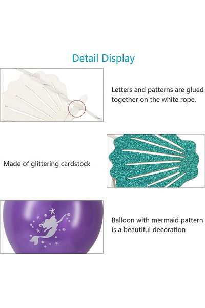 Zerhok Birthday set with banner and 10 Zerhok balloons, multicolor, paper/latex