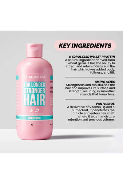 Hairburst Balsam pentru întărirea și accelerarea creșterii părului Hairburst, 350 ml