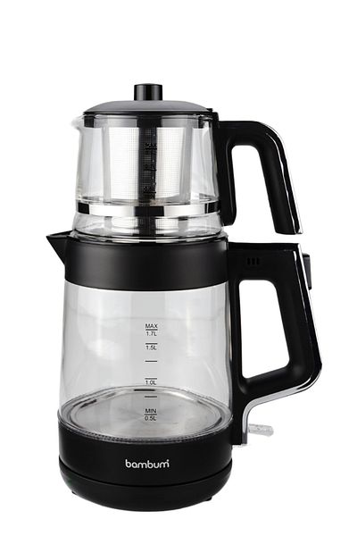 Bambum Zelda Glass Chamber Tea Machine Black