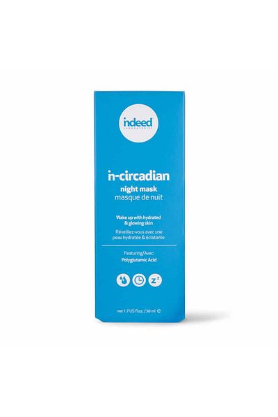 Indeed Labs In-Circadian, Overnight Facial Mask, with Peptides, Indeed Labs, 50 ml