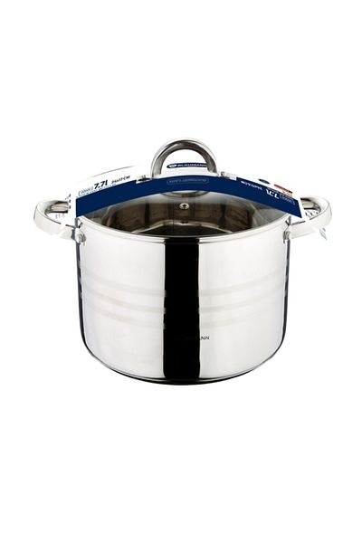 Berlinger Haus Stainless steel pot with lid 7.7 l Gourmet Line