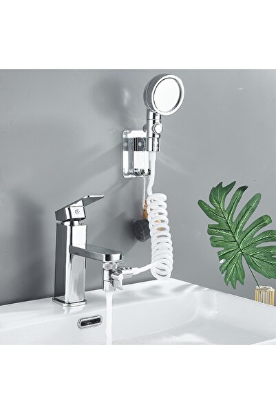 RADIONAT Extension Set for Faucet, Flippy, for Bathroom or Kitchen, 4 Pieces, Negative Ion Filter, Flexible H