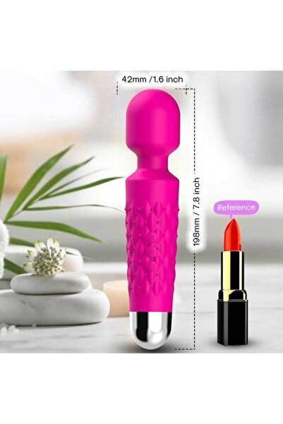 Armony Stimulator clitoris Rose, 9 moduri, reincarcabil, rezistent la apa, silicon, roz