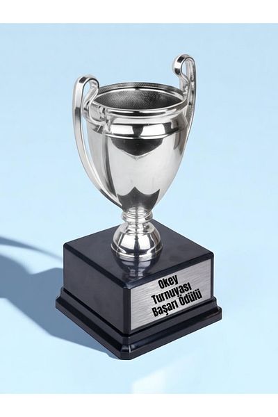 lili hediyelik Okey Tournament Achievement Award Championship Reward Trophy 23cm Tournament Gift