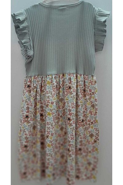 VOL Summer Robes with Buttons and Patterned Dress