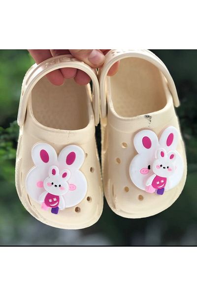 Pandalina Girl's Sandals Anti-Skid Tabannsummer Shoes (the Ornament on the Front Is Walking Movable)