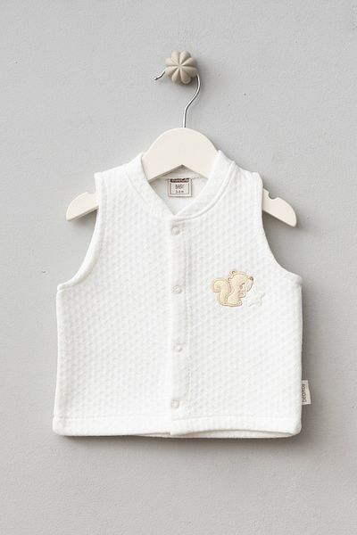 Bebitof Cute Starry Squirrel Patterned Baby Quilted Vest