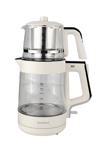 Bambum Zelda Glass Chamber Tea Machine Cream