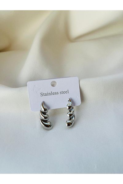 ESDE Angel Wing Stylish Design Steel Earrings