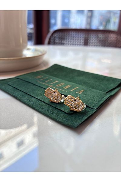 Miltonia Fatima's Hand Earrings