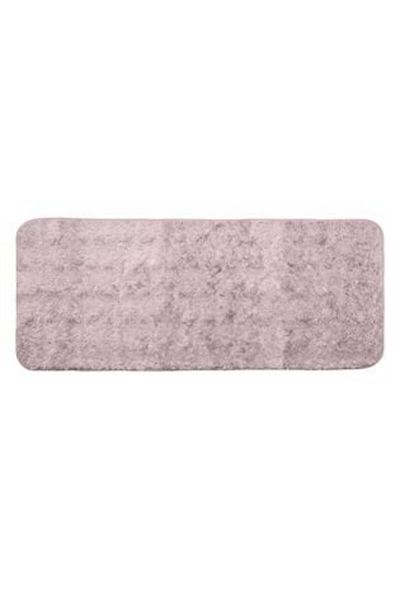 OEM Decorative Rug Made of Faux Rabbit Fur Dusty Pink for Hallway 140 x 60 cm