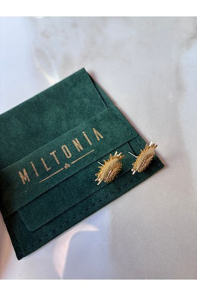 Miltonia Design Eye Earrings