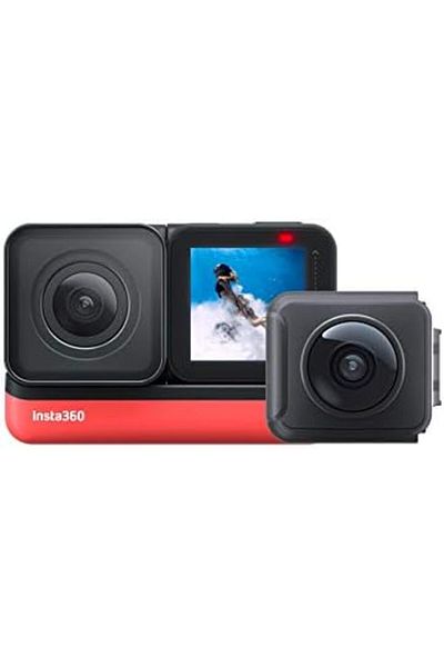 Insta360 كاميرا Insta360 One R Twin Edition - كاميرا أكشن 4K وكاميرا 360 درجة - أسود