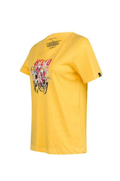 2AS Alone Printed V-Neck Women's T-Shirt 402