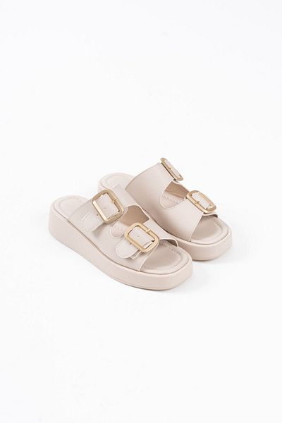 Zerenyus Nare Premium Beige Skin Slippers