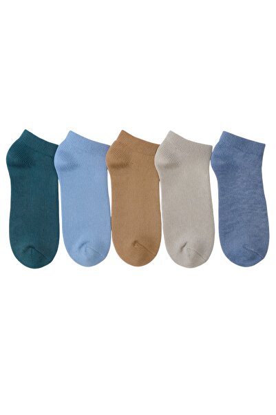 JUST SOCKS 5 Lİ BEBEK PAMUK KISA ÇORAP