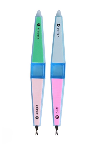 Sibelon Multifunctional Nail File with Cuticle Cleaner and Polisher 1 Piece