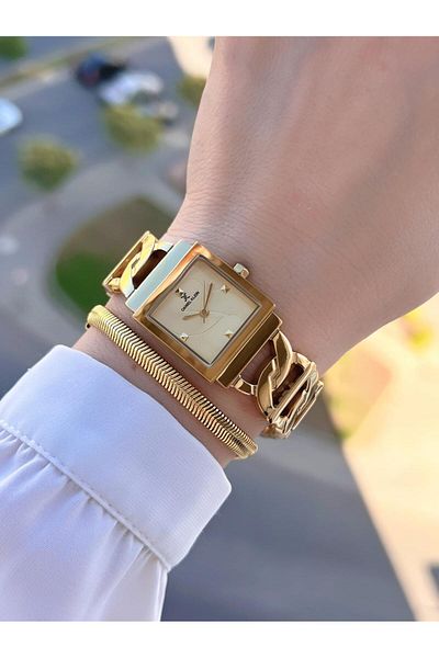 Daniel Klein Sports Steel Cord Corner Series 2 Years Warranty Women's Wrist Watch+Bracelet 13959.4