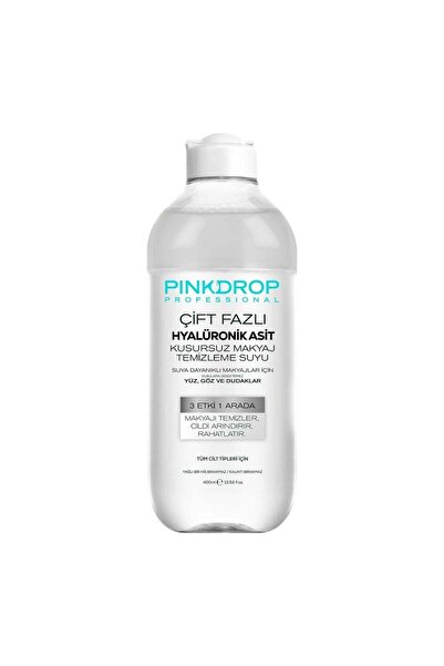PİNKDROP Apă Micelară Bifazică Pinkdrop 3 în 1 cu Acid Hialuronic și Niacinam...