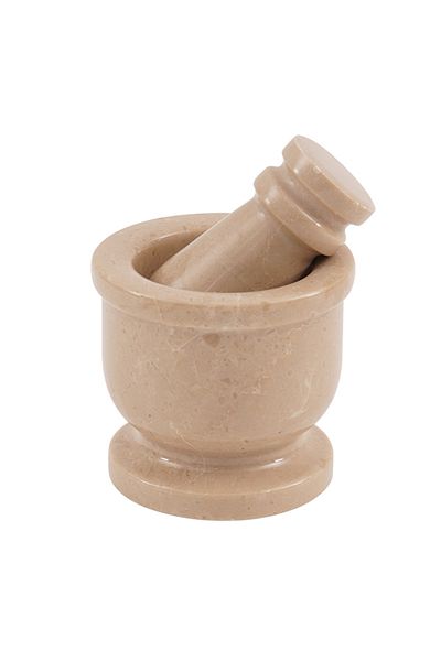 Radicaln Handmade Marble Mortar and Pestle 2.5" Verona – Garlic, Herb & Spice Crusher for Home Cooking