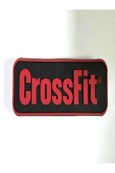 QUİCKPREP Patch din silicon de dimensiuni mari cu logo CrossFit – 16x5,5 cm Patch pentru geanta sport