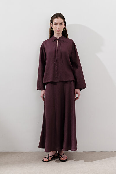 Manuka BLUZĂ DE LENJIERĂ MURDUM