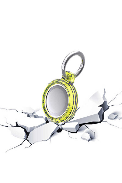 Tılsım Tekno 04 Compatible Silicone Keychain-Yellow