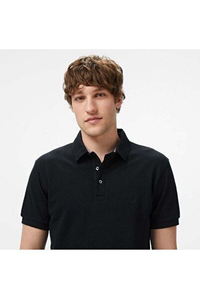 Nautica Erkek Siyah Classic Fit Polo