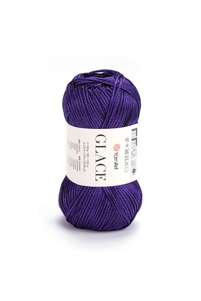 Yarnart Glace - Knitting Yarn Purple-7311