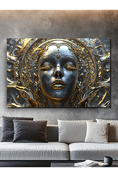 ESLEM ALTIN DETAYLI GODNESS KANVAS TABLO