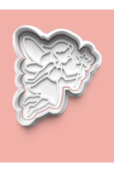 AKTASTORE قالب كوكيز الجنية الخيالية وقالب عجينة السكر