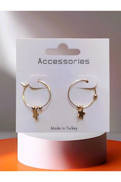 madam shushu Star Hoop Earrings