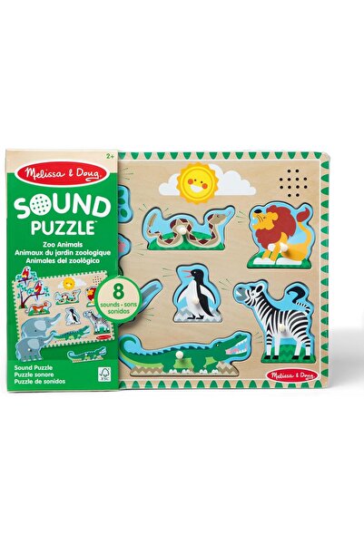 Melissa and Doug لغز أصوات حيوانات حديقة الحيوان (MD727)