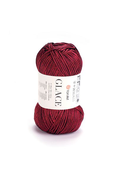Yarnart Glace - Knitting Yarn Red-7315