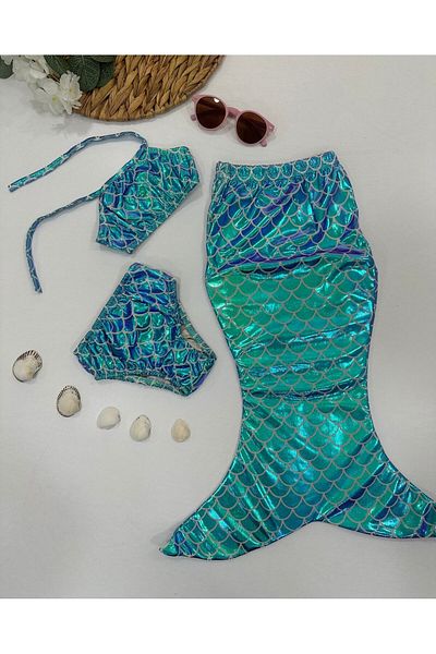 ChibuumKids Mermaid Swimsuit Costume