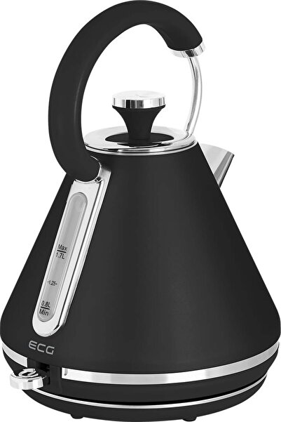 ECG Electric kettle ECG RK 1708 Tradizione Nero, 2200 W, 1.7 liters, Strix connector, matte black