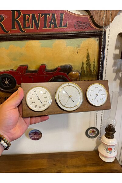 ANTİKA AYAL Antika termometre barometre