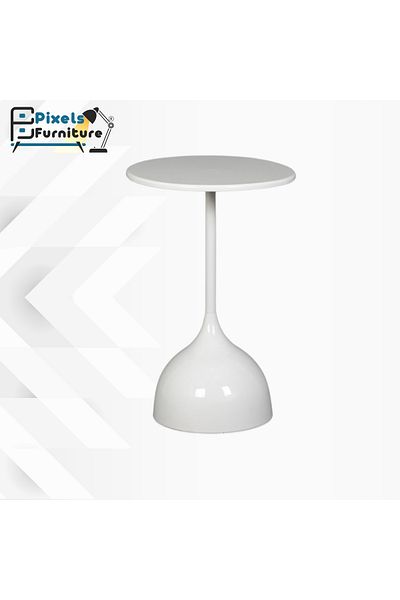 PixelsFurniture Pixel Furniture Metal Side Table for Sofa and Bed, Solid Metal Base Table