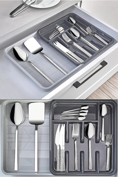 Hilamingo Home Suport reglabil pentru tacâmuri, glisant în sertar - Organizat...