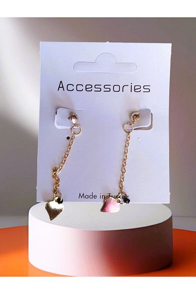 madam shushu Pendulum Earring Heart
