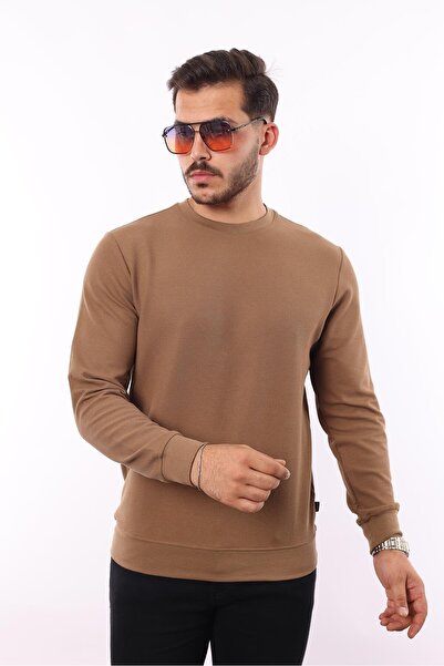 rugatchi سترة رياضية بياقة دائرية من نسيج الوافل – قطن فيسكوز بقصة عادية حصرية