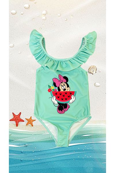 Mişsa Bebe Girls' Swimsuit Ruffle Pool Swimsuit 3-10 Years Old