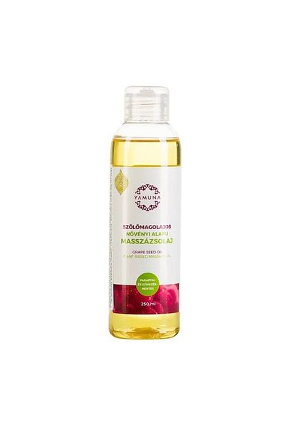 Yamuna Ulei de masaj, extract de semințe de struguri, relaxant, hidratant, răcoritor, 250 ml