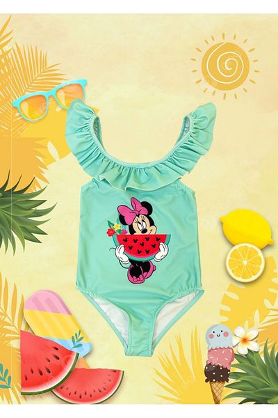 Mişsa Bebe Girls' Swimsuit Ruffle Pool Swimsuit 3-10 Years Old
