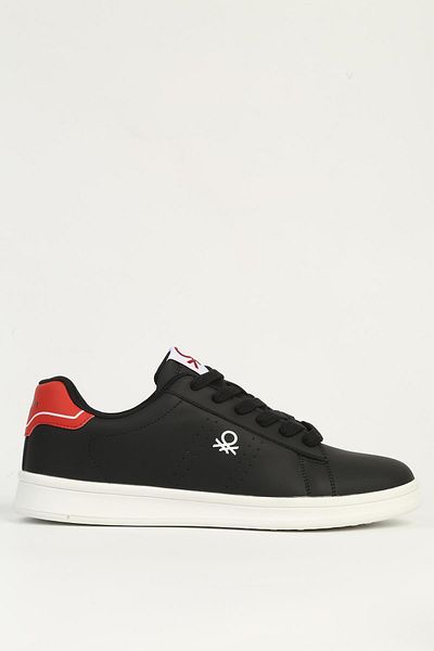Benetton Black White Men's Sports Shoes Imported Bni-11401