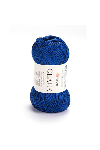 Yarnart Glace - Knitting Yarn Blue-7307