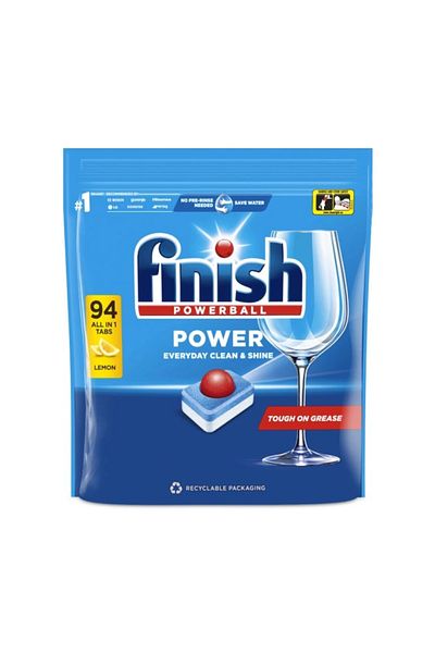 Finish Powerball All In 1 Max Lemon Dishwasher Tablets 94pcs