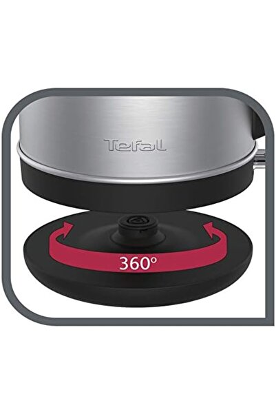 TEFAL Kettle | Express Large Capacity 1.7L | 2400W | Plastic/Stainless Steel | Easy Pour