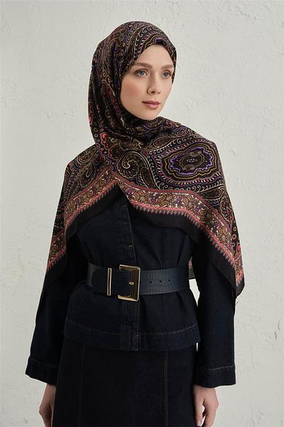 Armine Premium Pure Ethnic Pattern Shawl 3 25